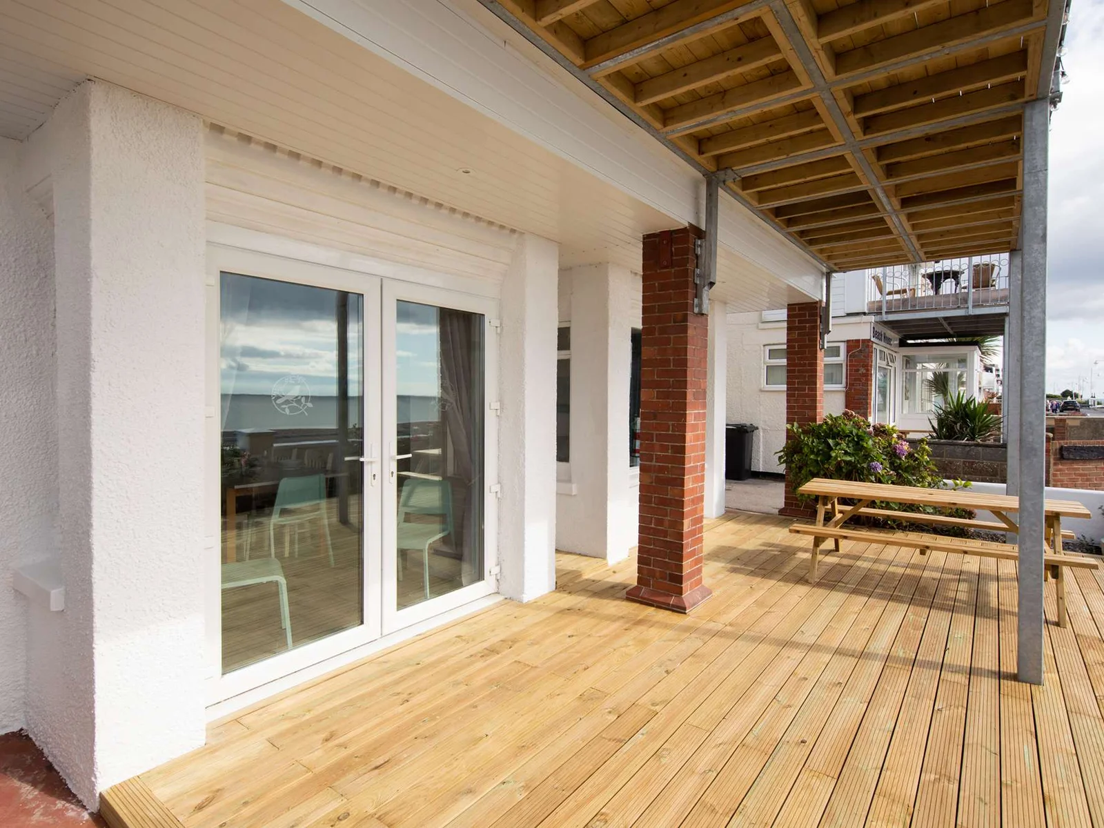 Welcome to your decked beachfront oasis with the best views in town