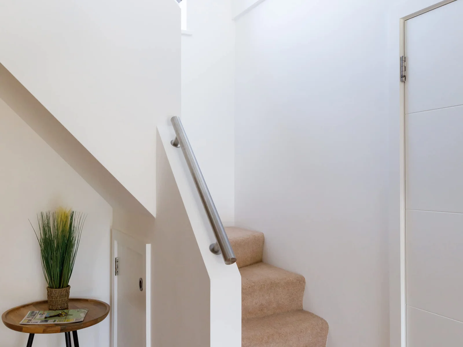 Staircase leading to the upper floor