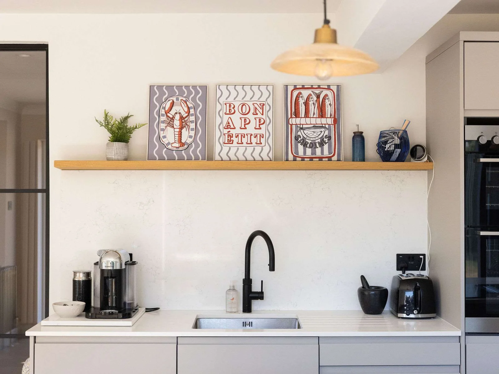 The stylish kitchen is equipment this everything you may need!