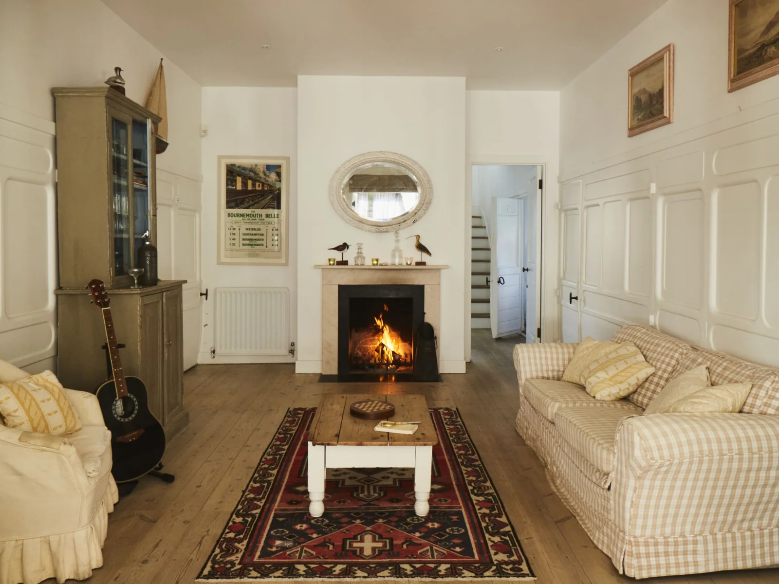 On cooler nights, light the fire and unwind with friends and family in the cosy living area.