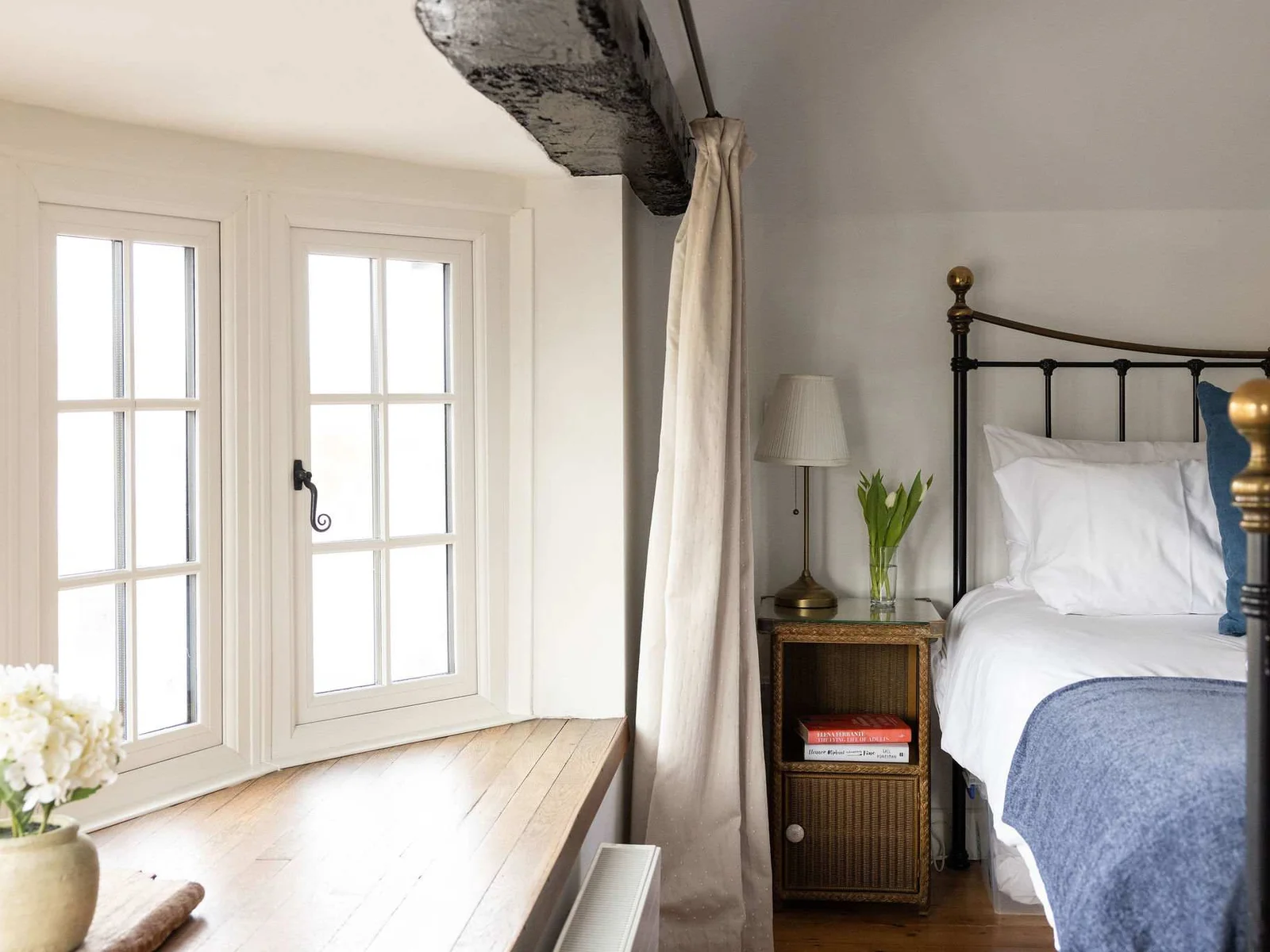 Fresh linens and thoughtful touches throughout