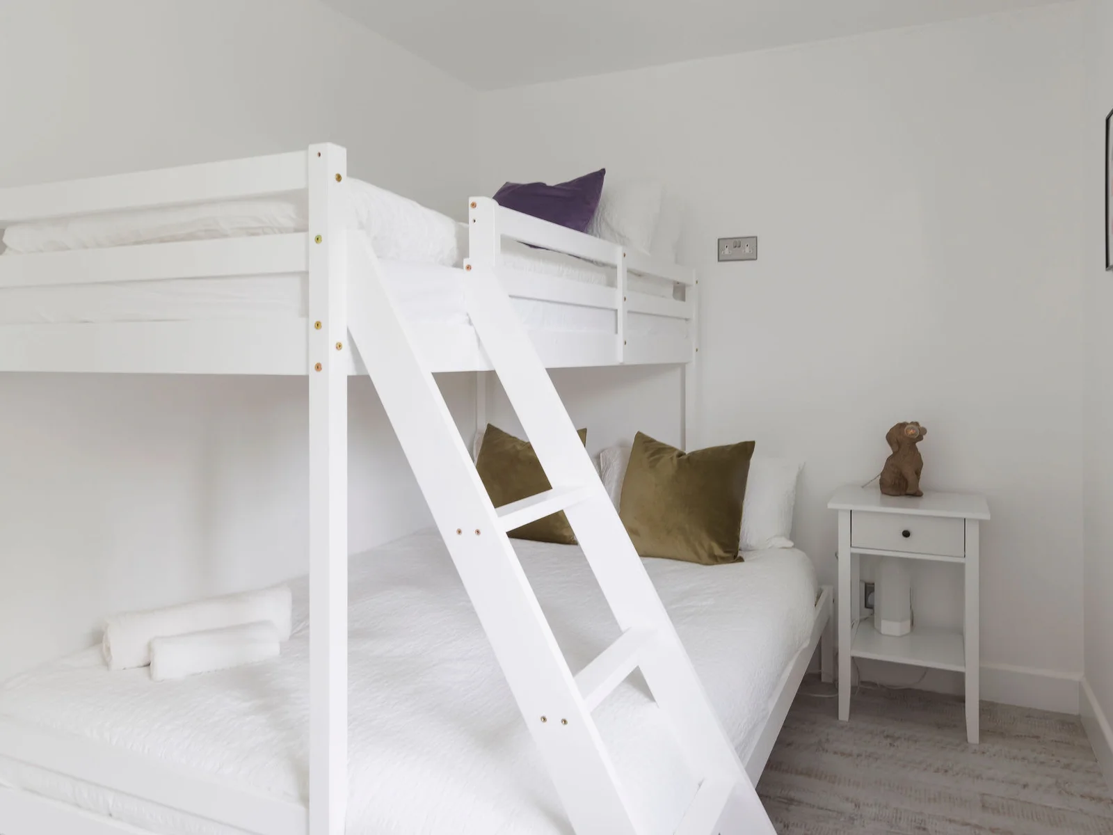 Who gets the top bunk?