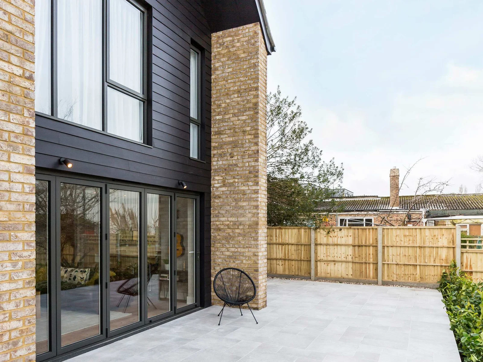 The rear patio now has garden furniture