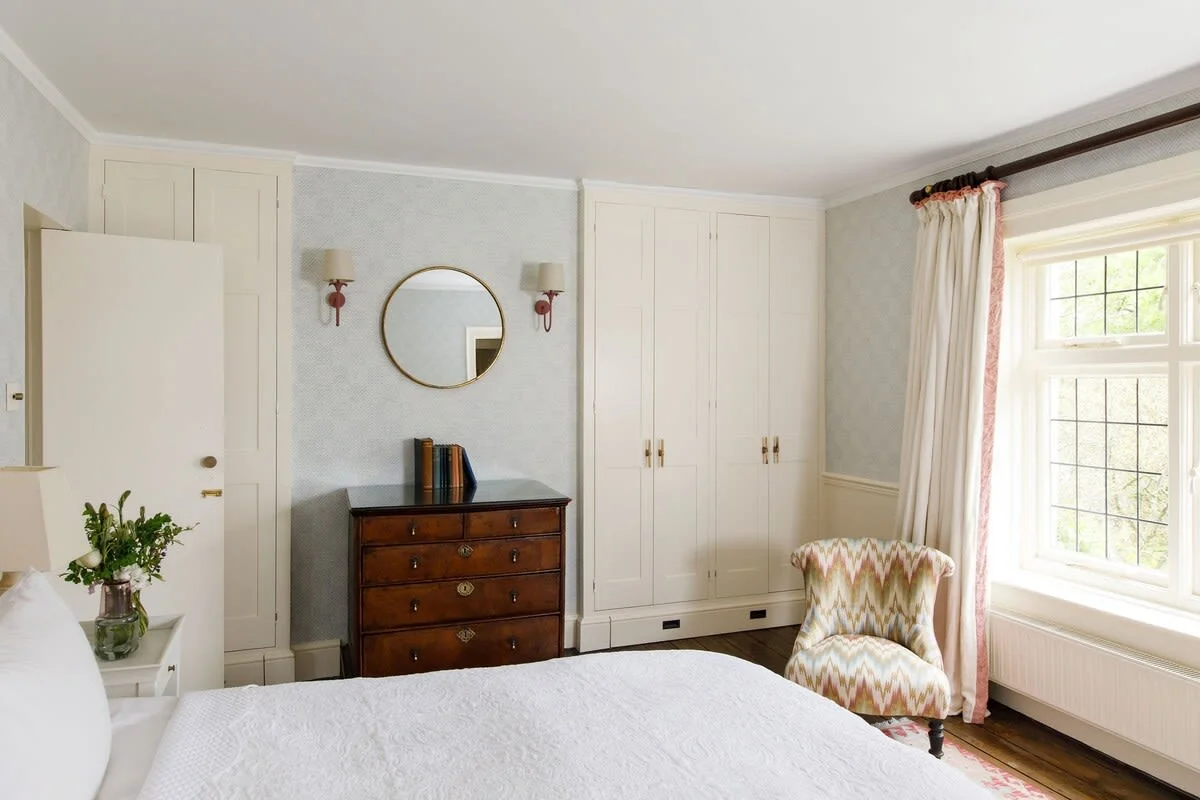 Large windows let plenty of natural light flood in.