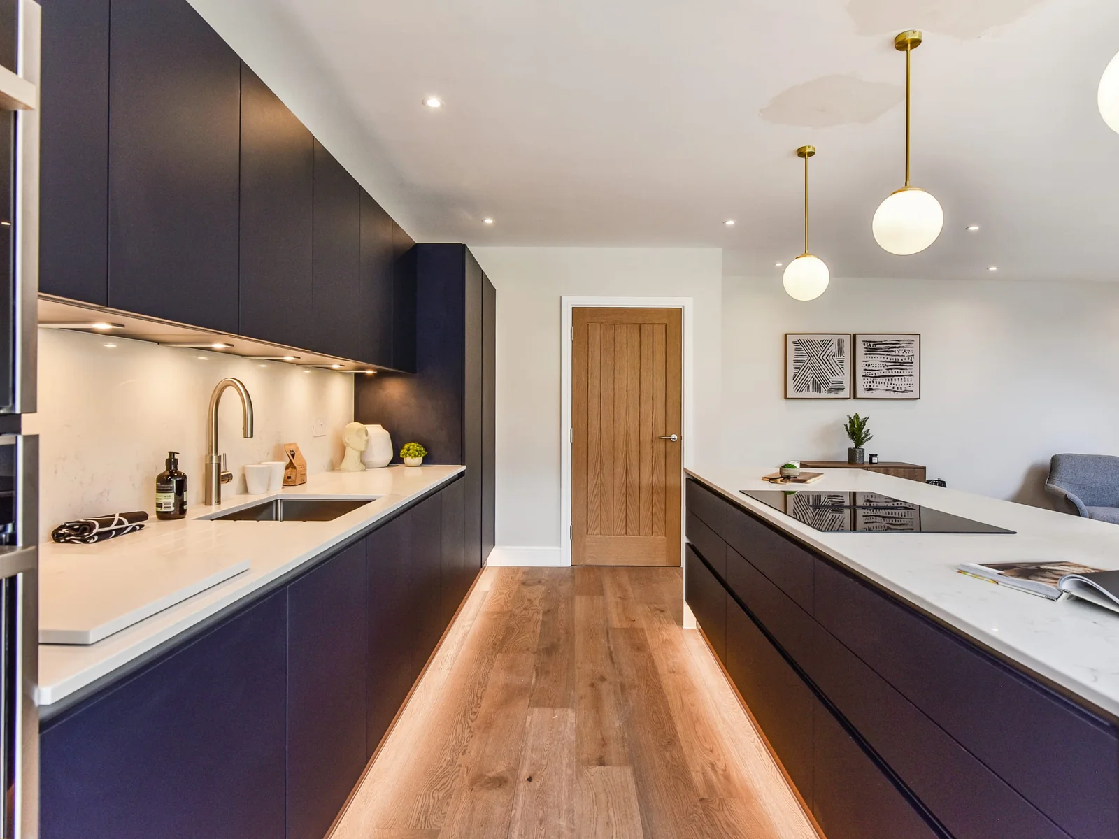 The kitchen has everything you need to prepare and cook all meals during your stay.