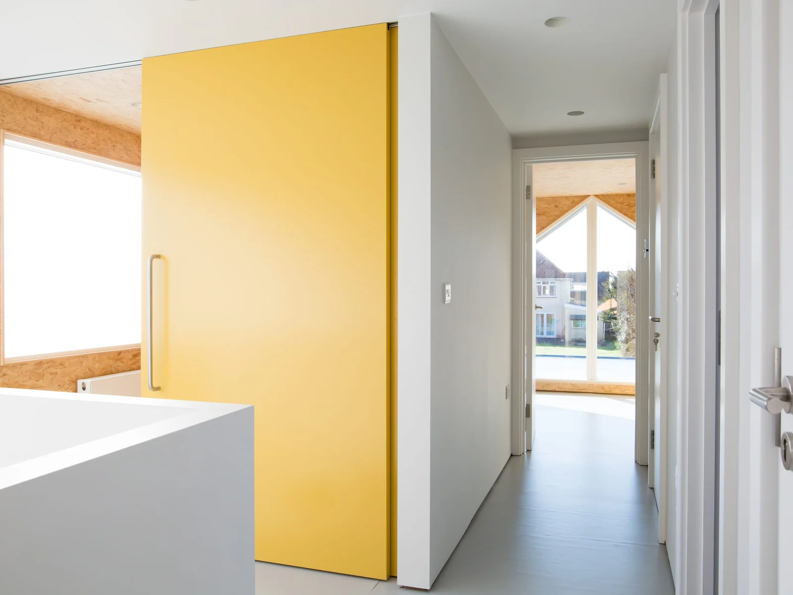 The landing leads to two bedroom, a family bathroom and The Pod...