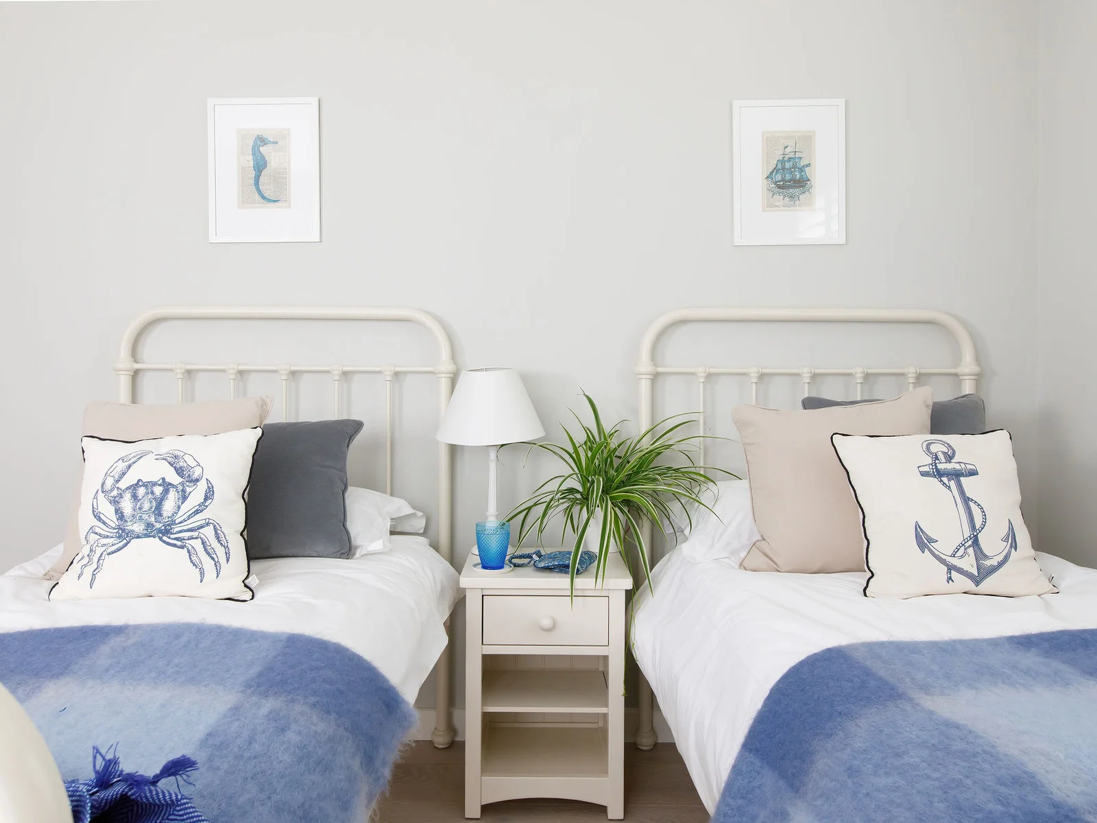 We love the coastal themes in all bedrooms