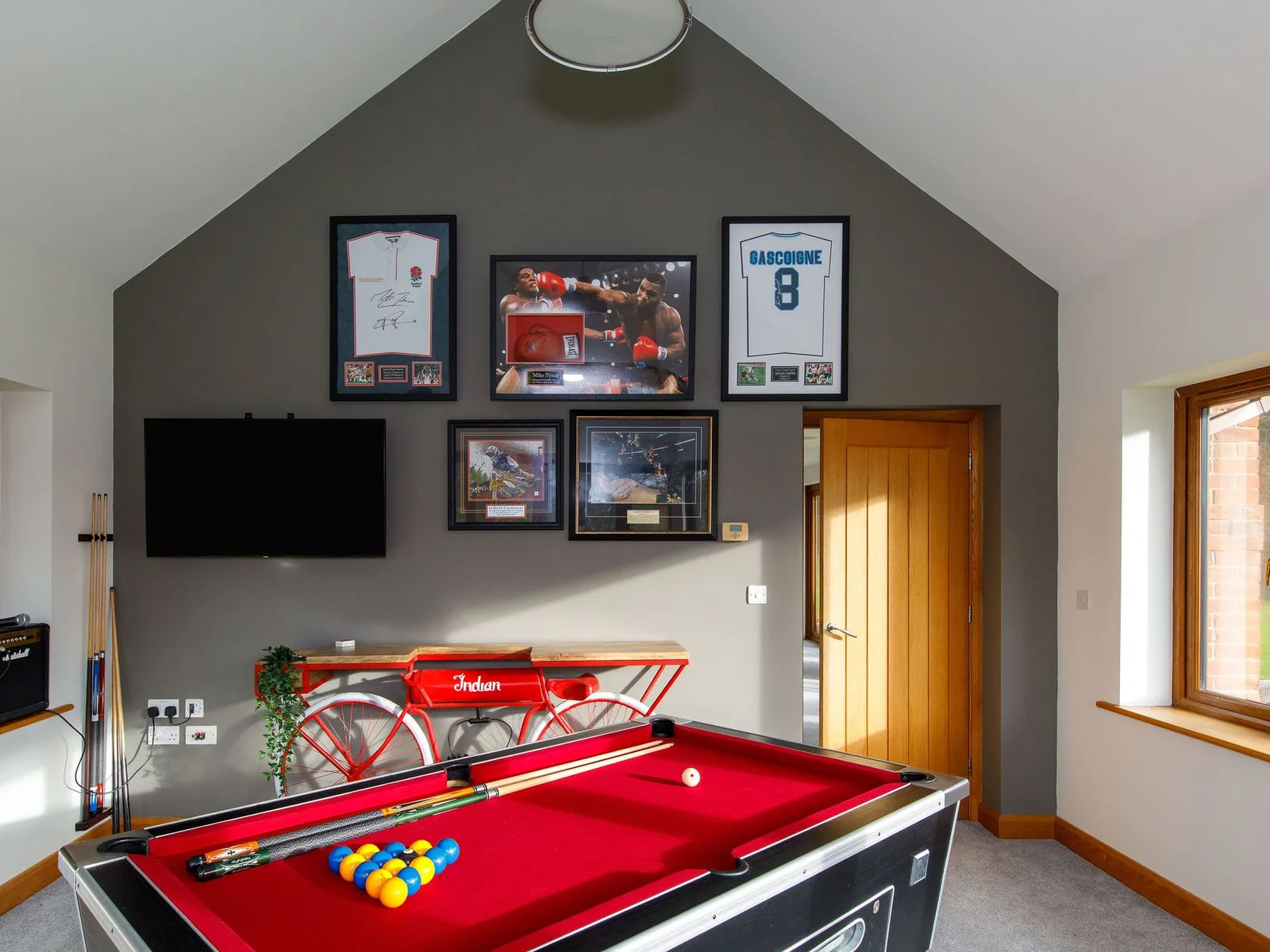 Head to the games room to spend quality time with family and friends.