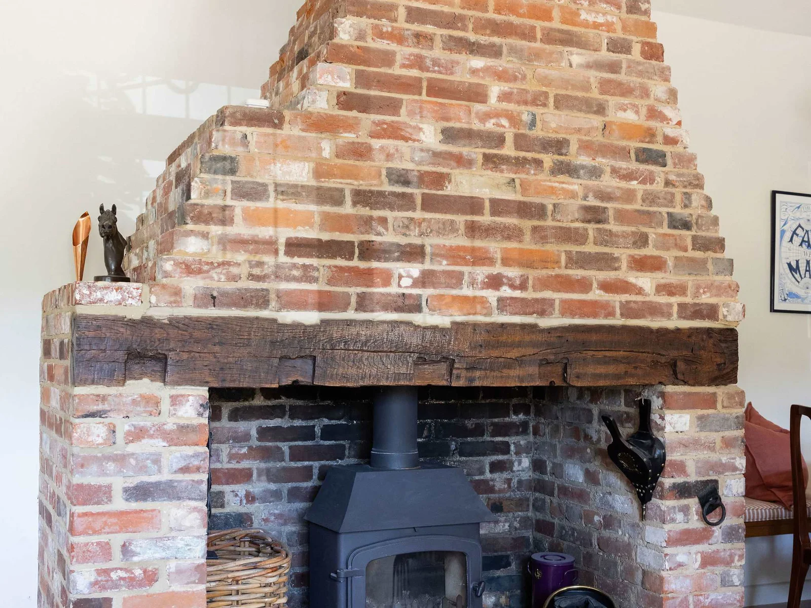 Light the log burner on cooler nights and get cosy with a good book or family film.