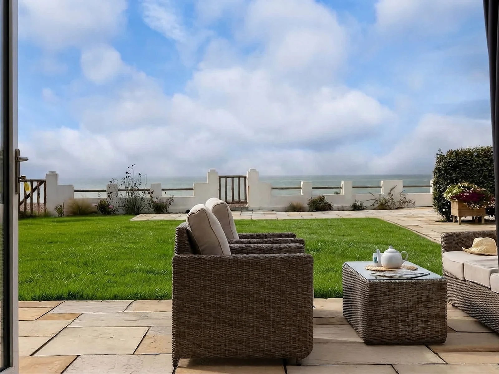 Step straight from the living room into coastal sunshine