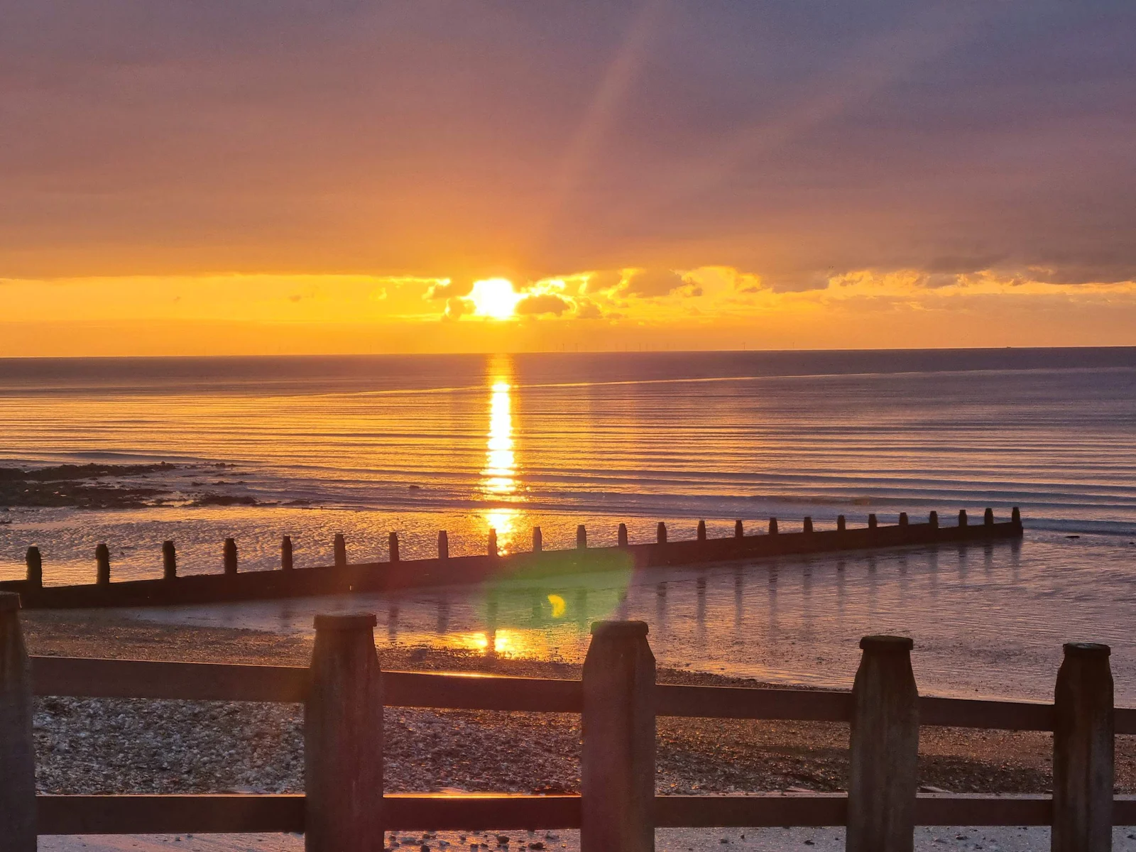 Breathtaking ocean sunset views.