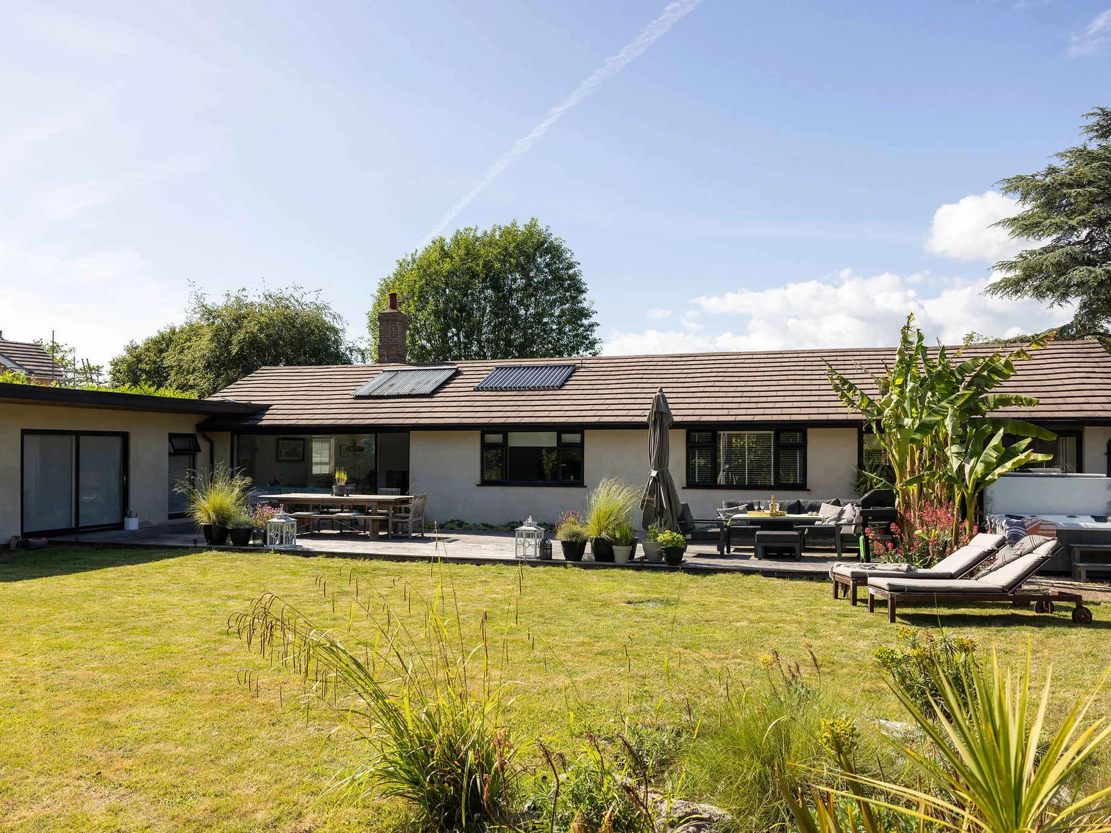 Step outside to a spacious private garden