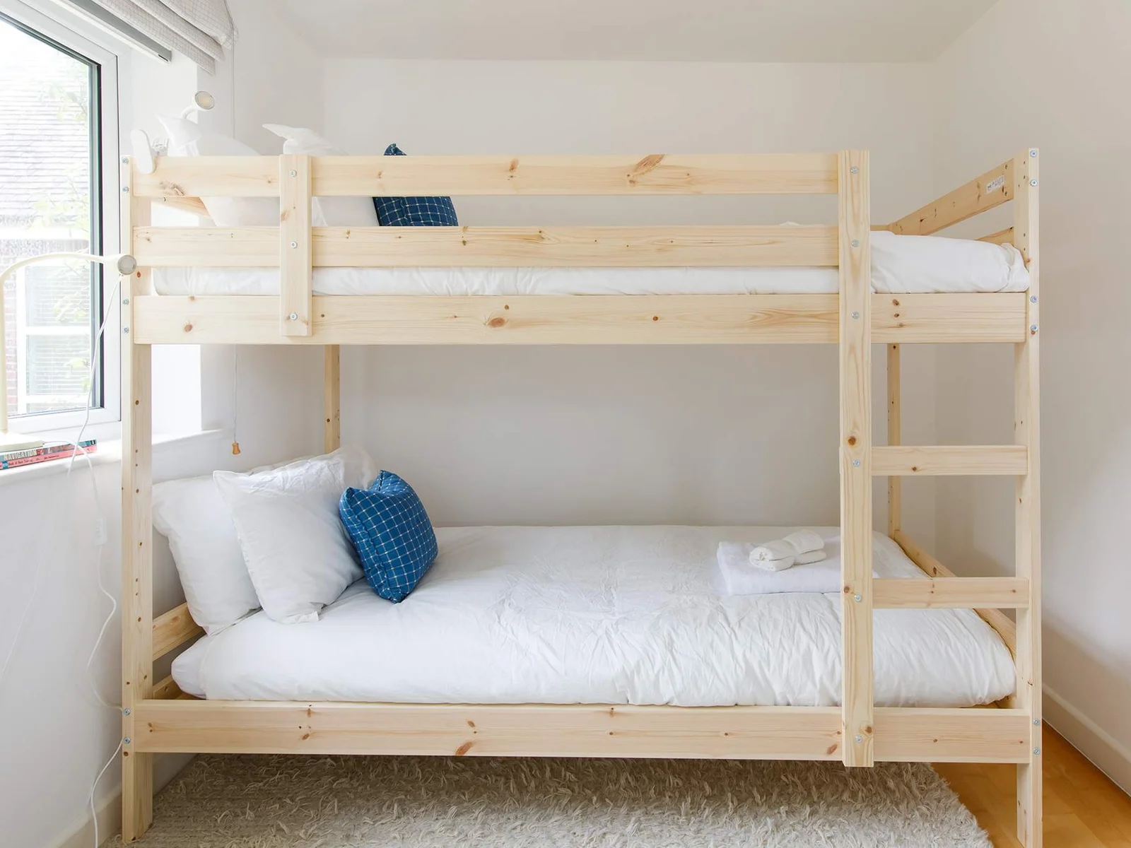 The bunk room is perfect for siblings.