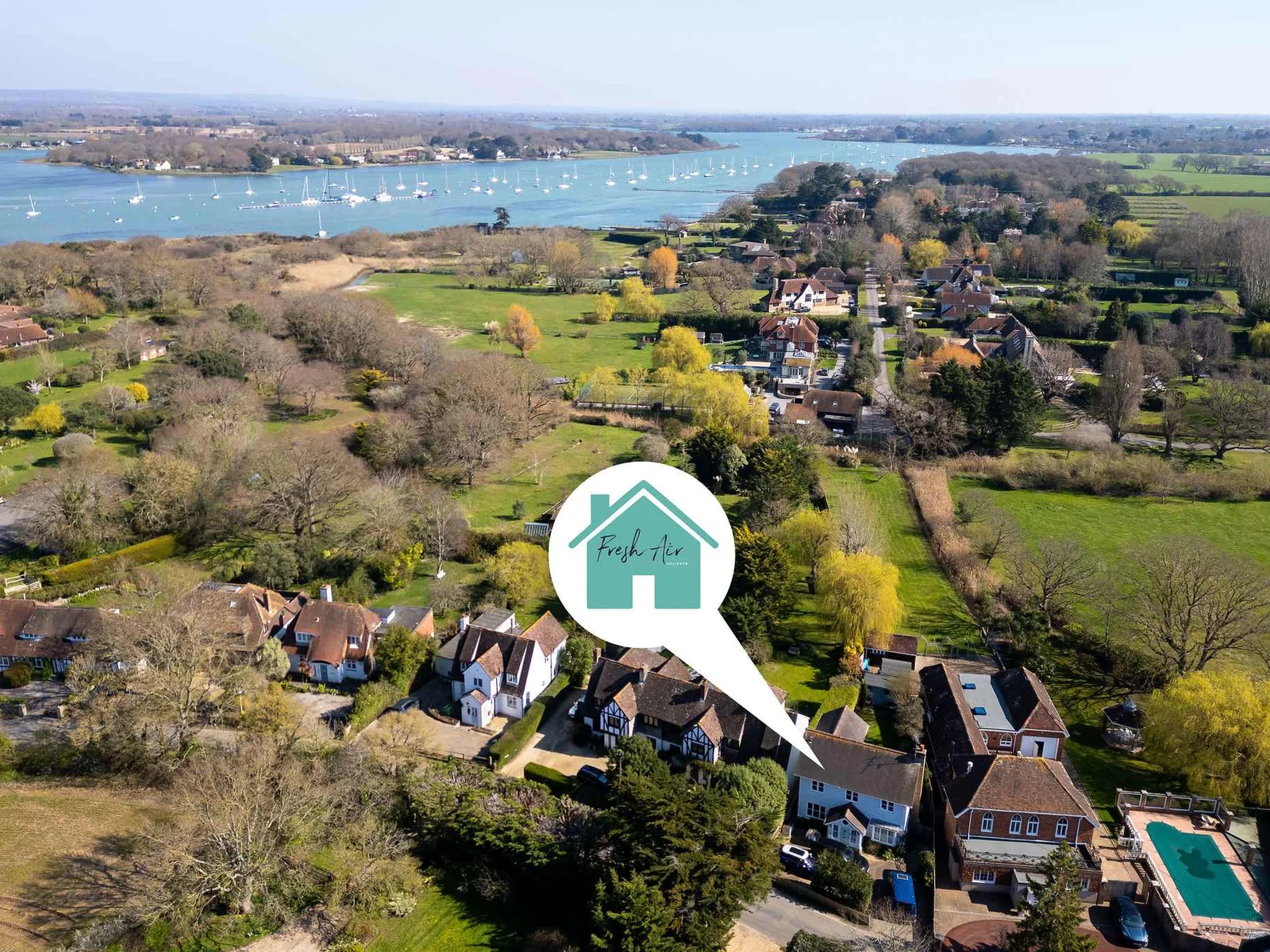 Peaceful village setting by Chichester Harbour