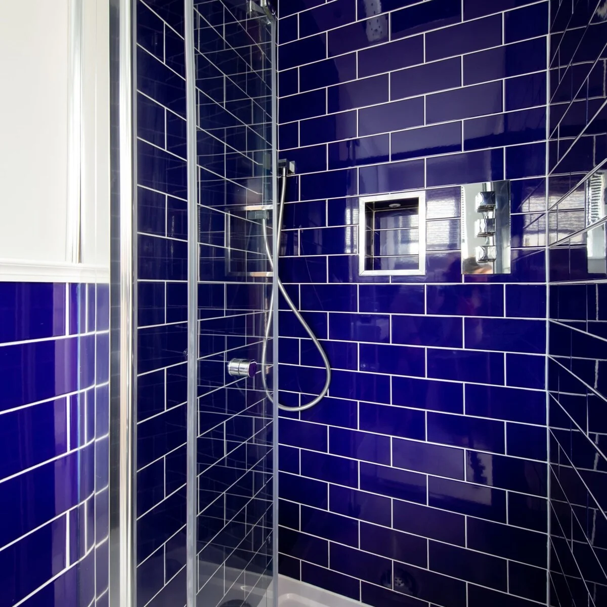 There are two full bathrooms in the home. The first one comes with a modern stand alone shower