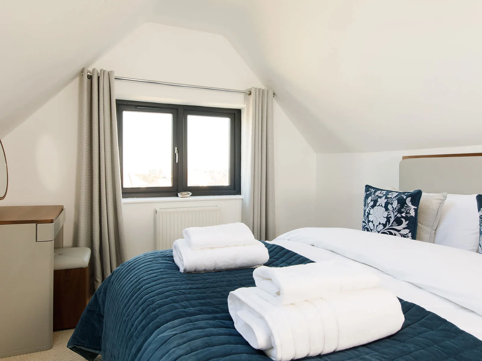 Fresh, soft towels and bed linen are provided for your stay.
