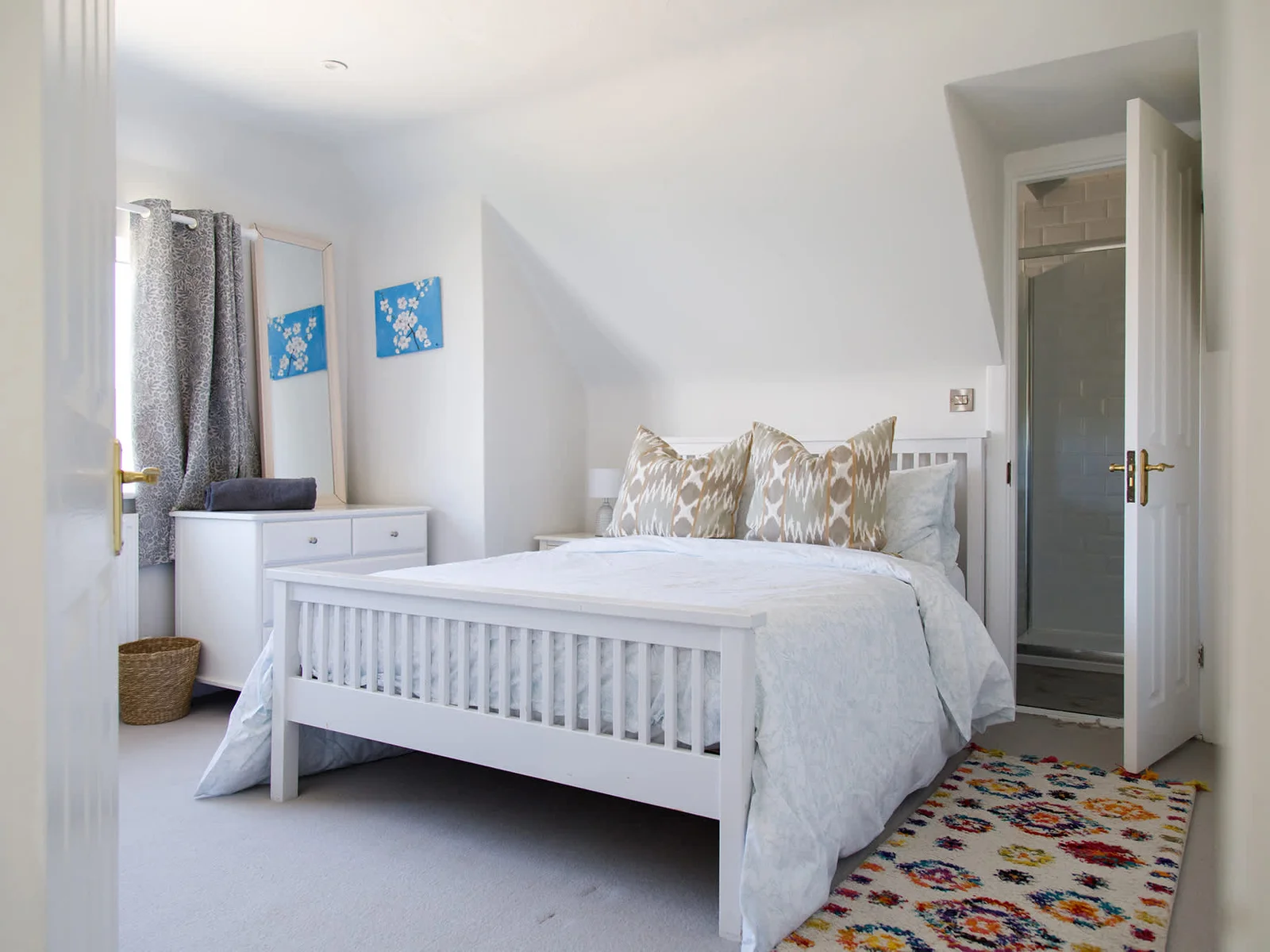 The double room is spacious but cosy, with beautiful furnishing.