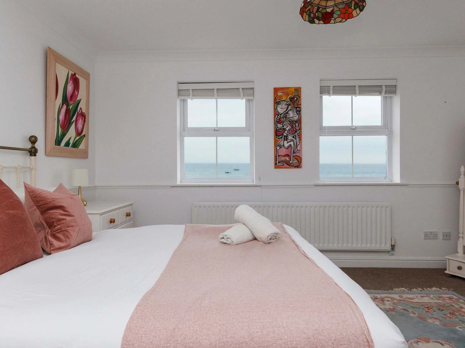 Wake up to sea views and the sound of waves lapping on the shore.