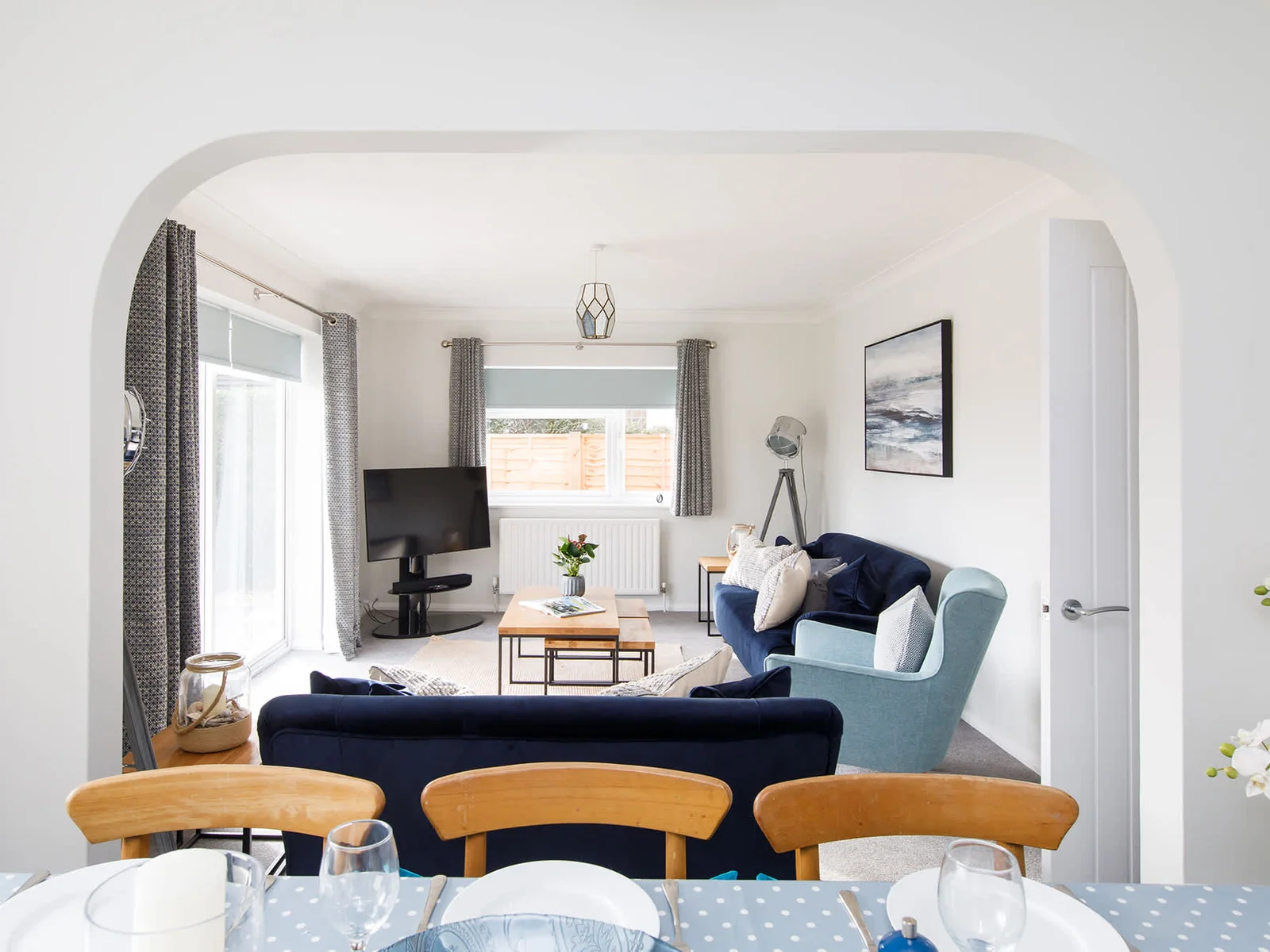 The open plan lounge/diner is a wonderful space to spend quality time with family and friends.