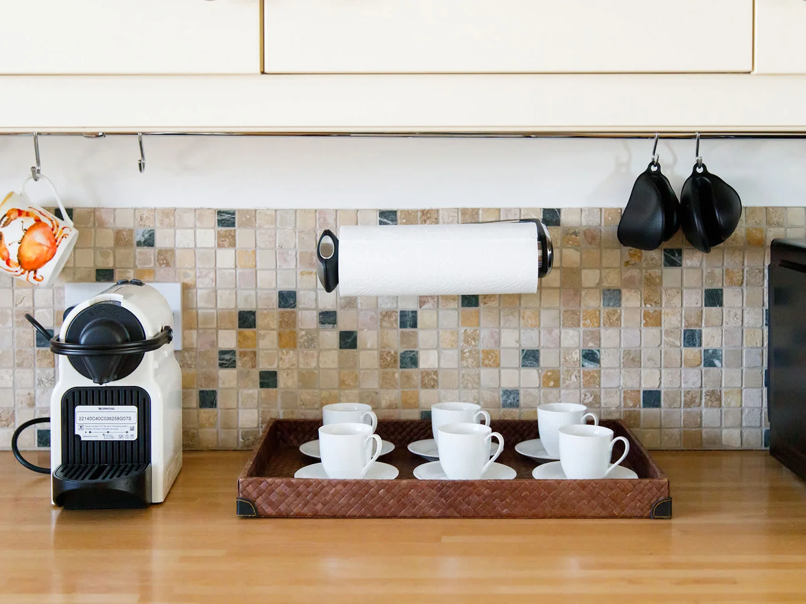 For the coffee lovers, there is a Nespresso machine.