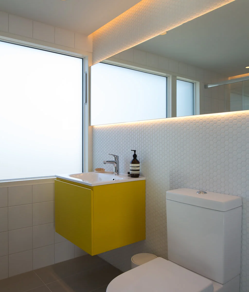 Getting ready for the day ahead or an evening out is a pleasure in the ensuite, with a large mirror, spacious shower and sink.