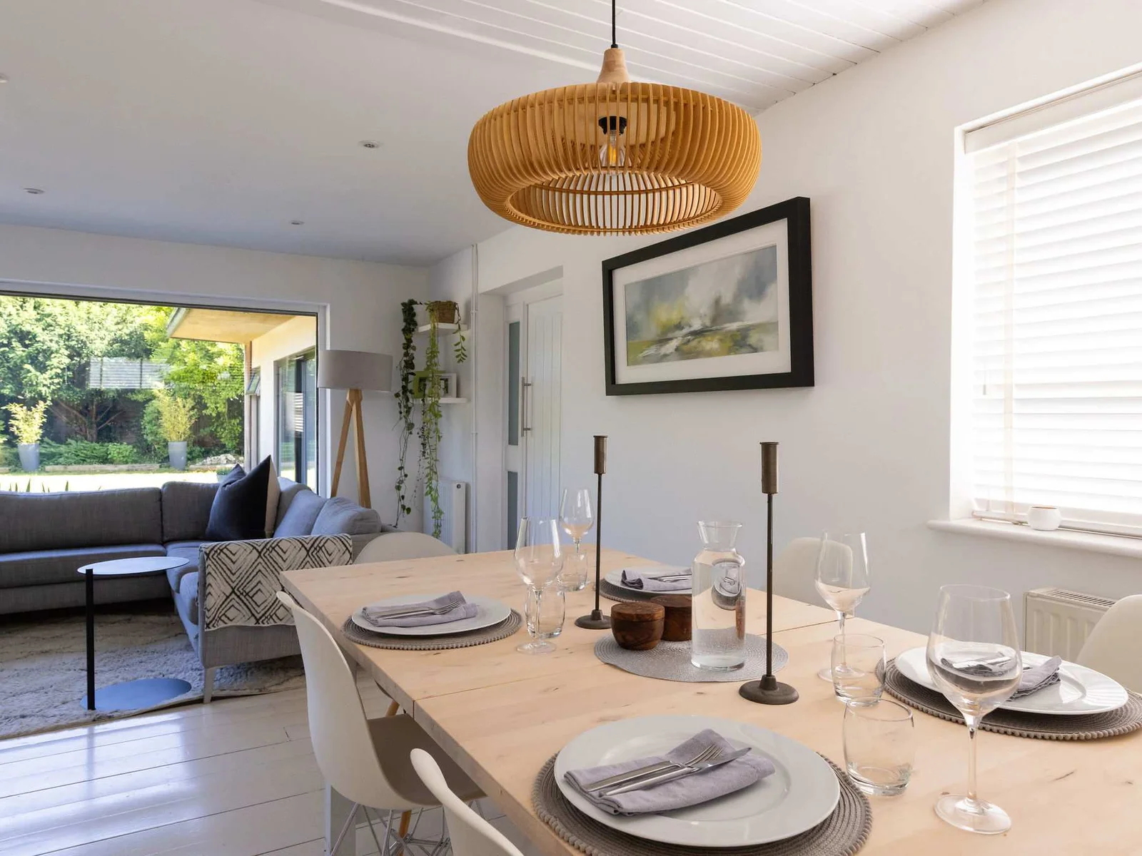 Open-plan living designed for sociable stays