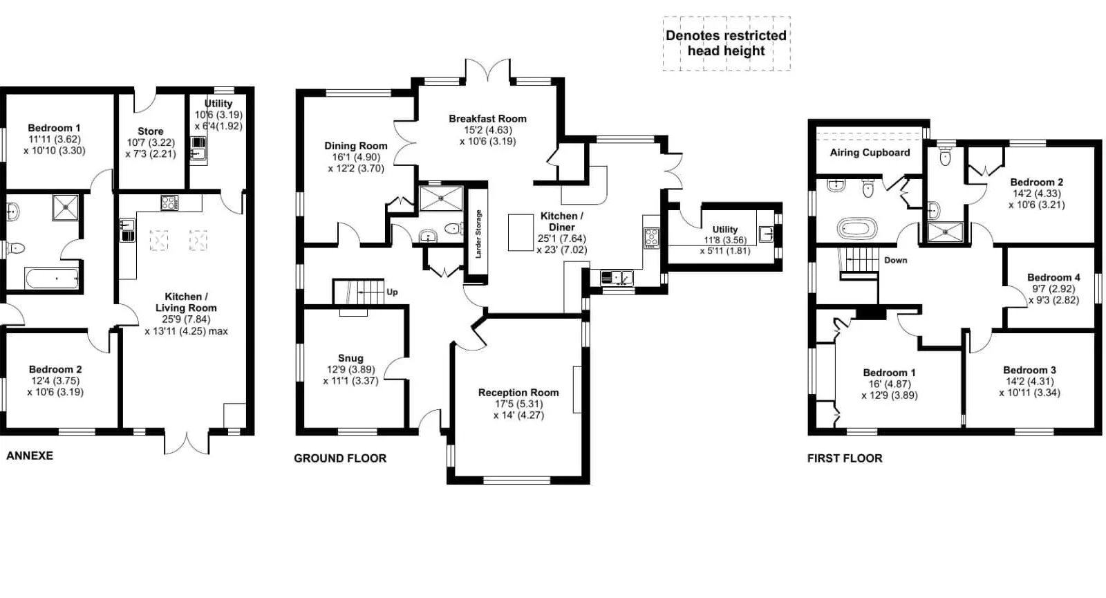 Helpful floor plan showing the layout of the property.
