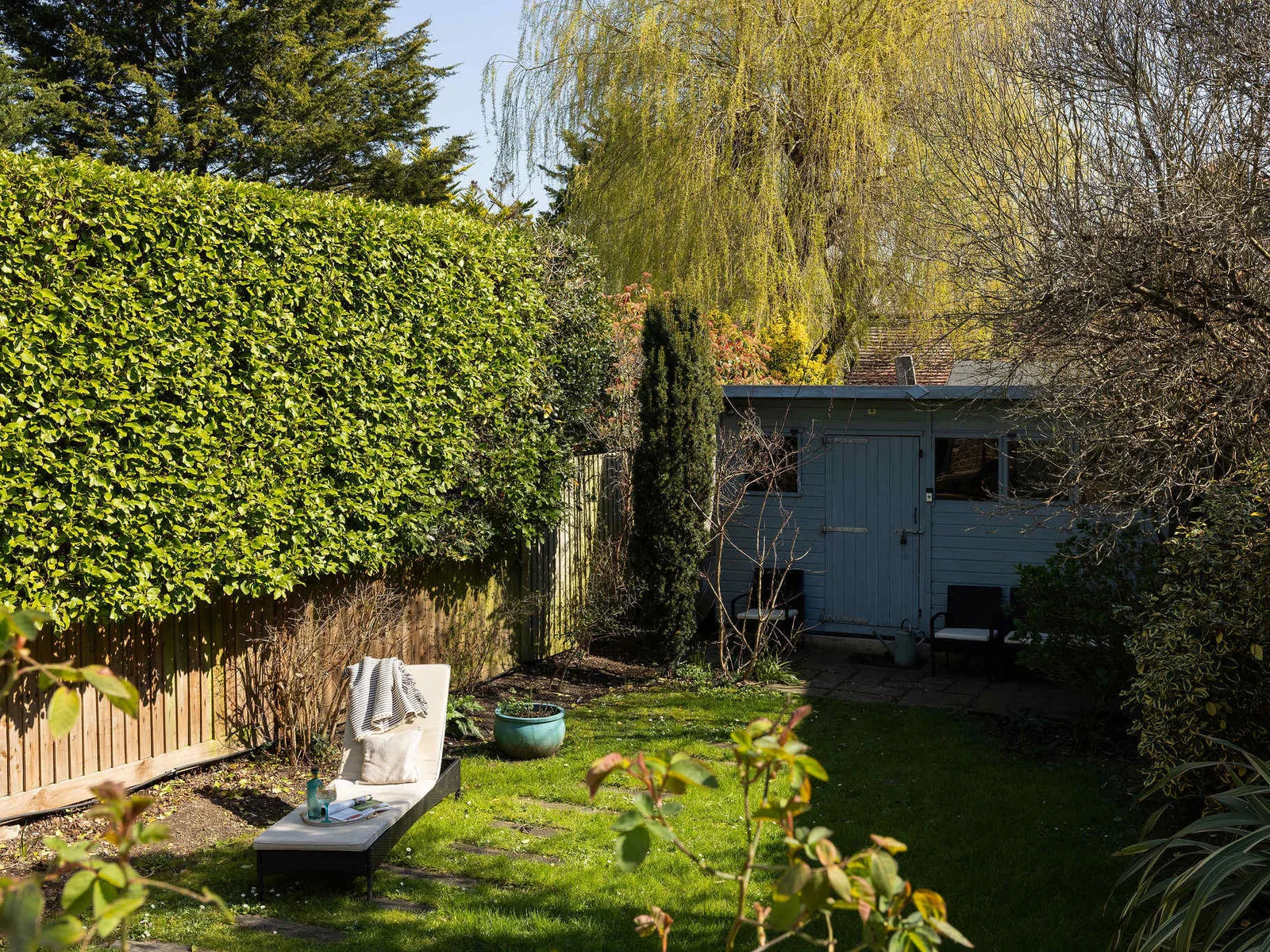 Private garden with lawn and peaceful outdoor space