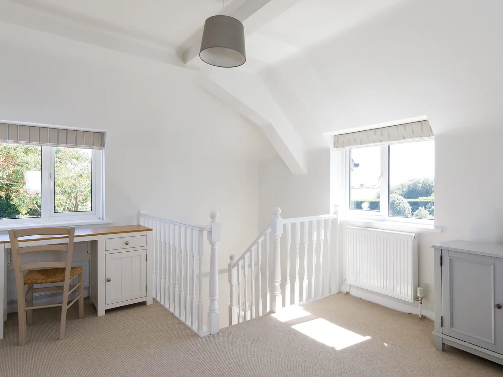 The home is light and airy throughout.