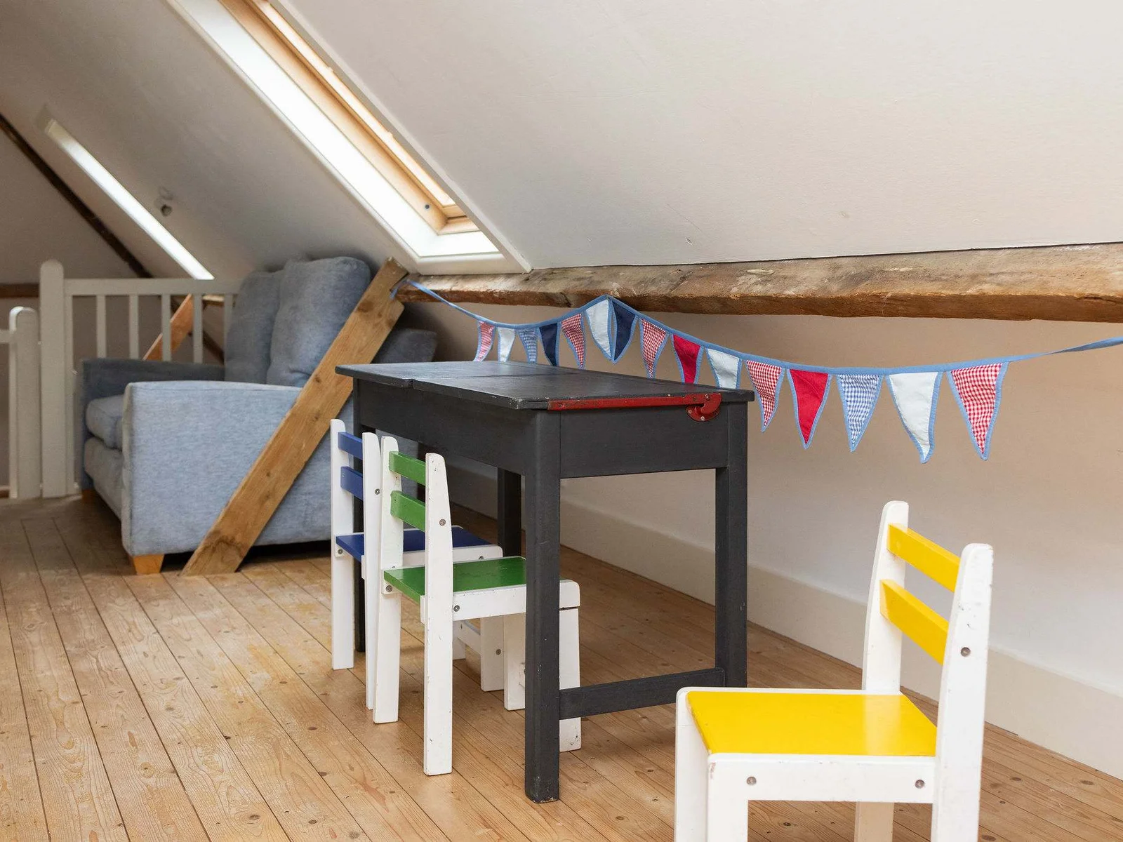 Cosy spaces and nooks for children to play.