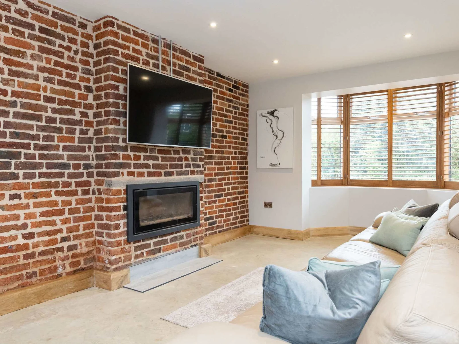 Watch your favourite TV show or film on the large smart tv in the lounge!