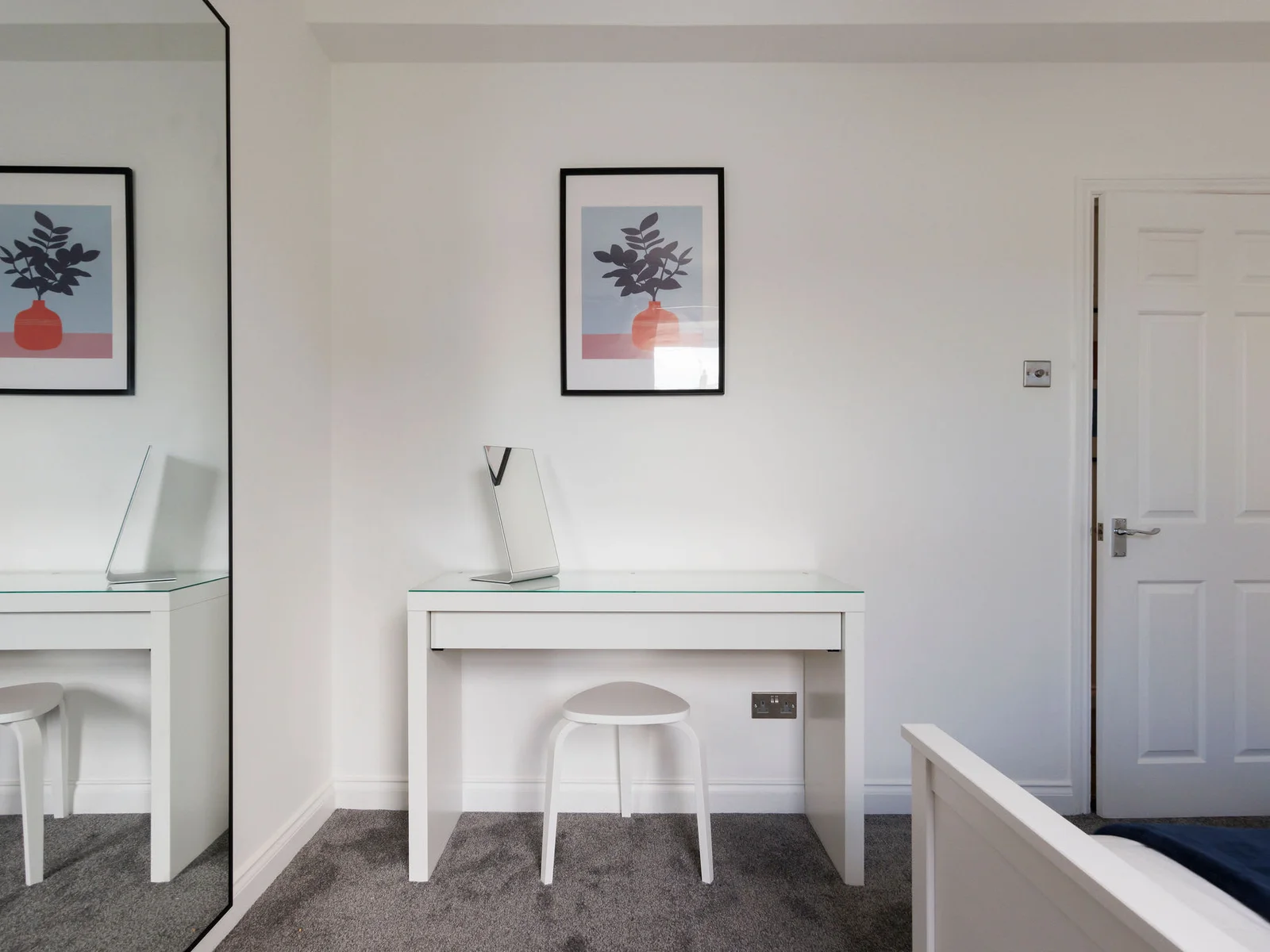 The perfect space to get ready in the morning or catch up on some work or study.