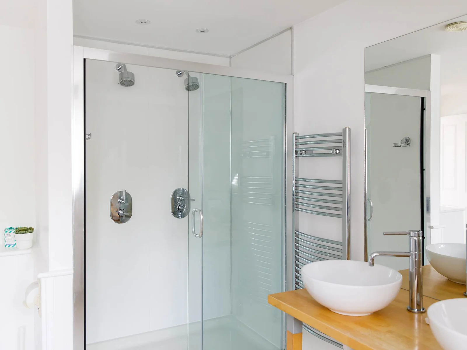 The large walk-in double shower is a fantastic feature of the master ensuite.