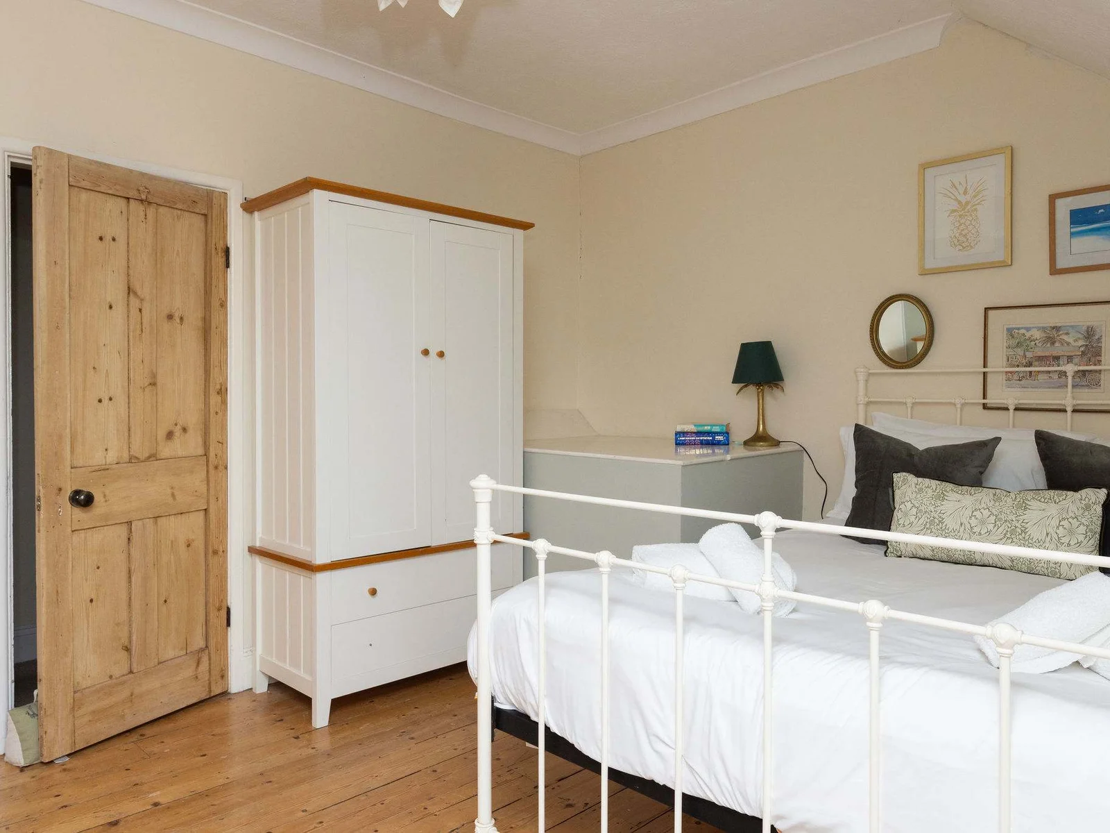 Your cosy retreat, complete with wardrobe space.