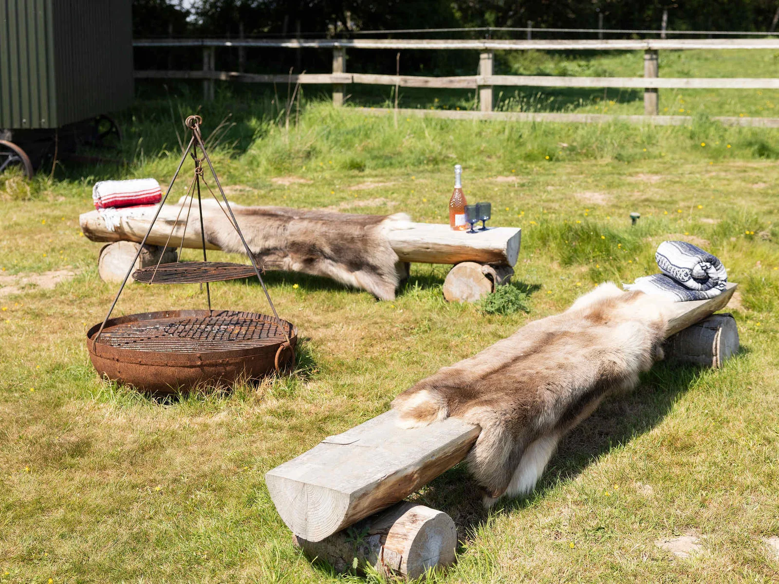 Get cosy by the fire pit and make some delicious meals too!