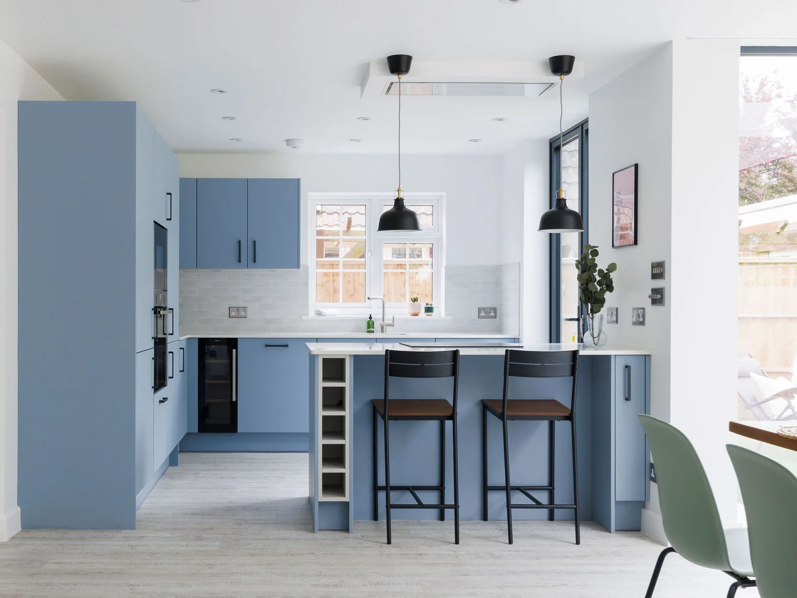 Fully equipped kitchen with modern appliances