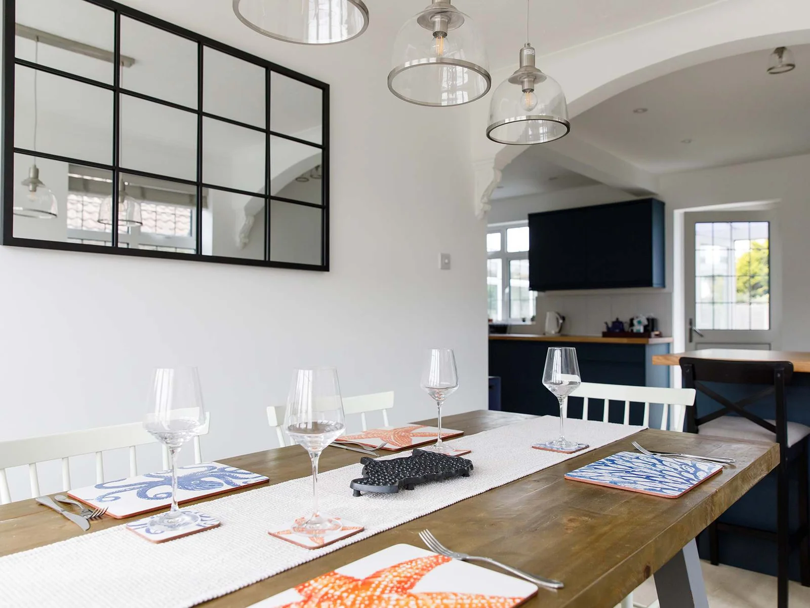 Enjoy leisurely breakfasts and long evening meals with friends and family.