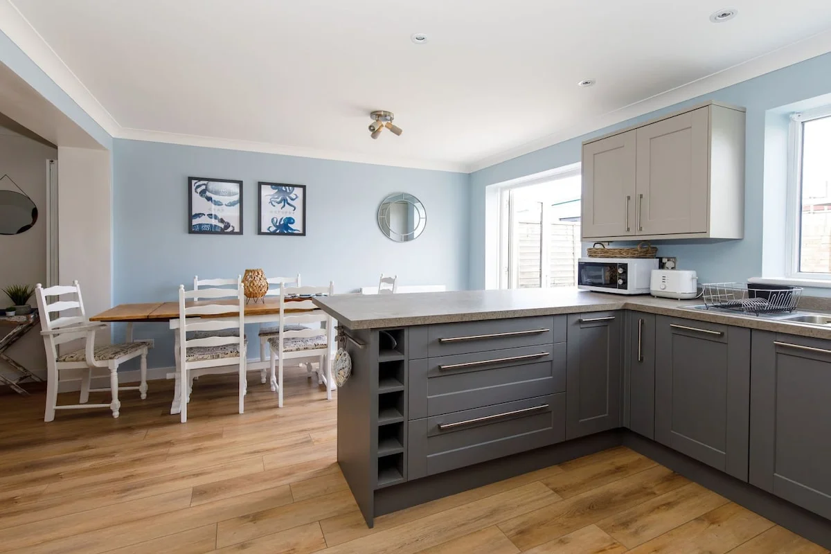 The open plan kitchen/diner is the perfect space.