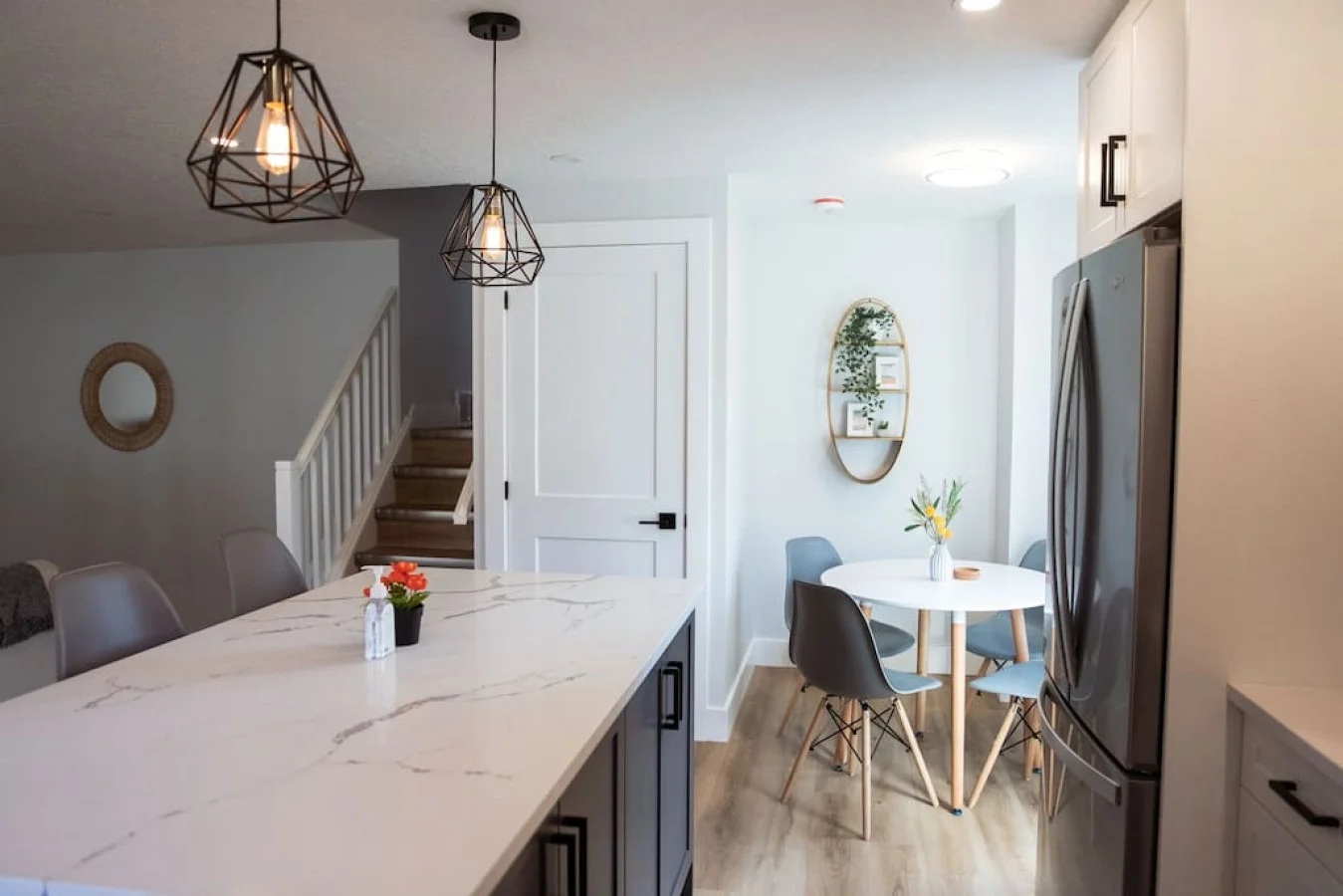 The dining room encourages you to gather with friends, enjoy a drink, and create lasting memories.