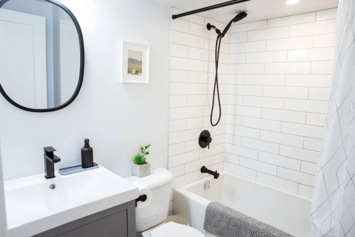 The bathroom is a private sanctuary, with a layout and features that make it the perfect place to rejuvenate.