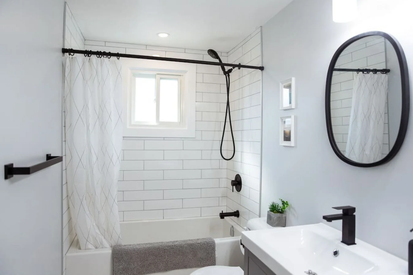 The bathroom is a private sanctuary, with a layout and features that make it the perfect place to rejuvenate.