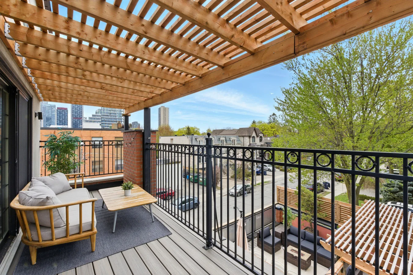 Relax in our charming balcony, perfect for enjoying fresh air and peaceful outdoor moments