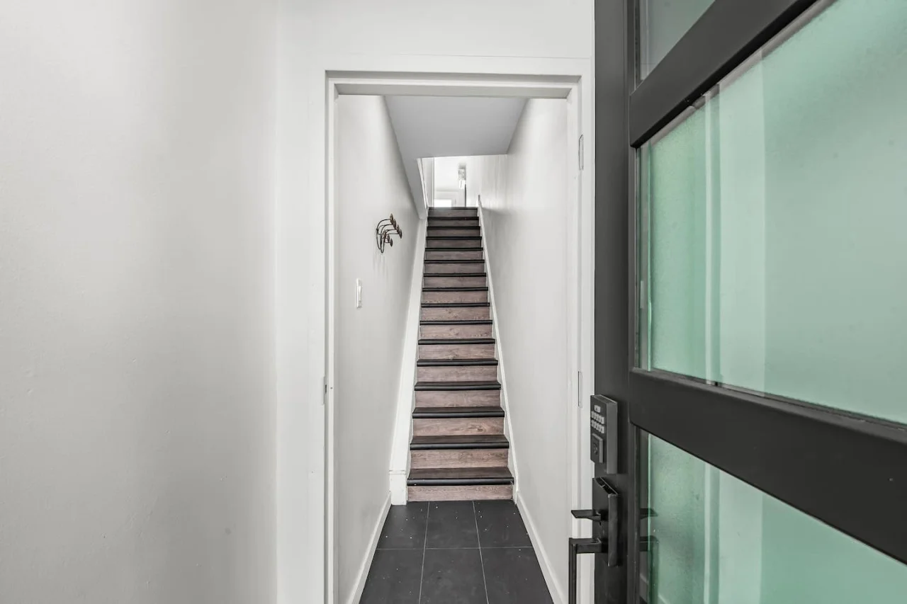 staircase leading to the 2nd floor