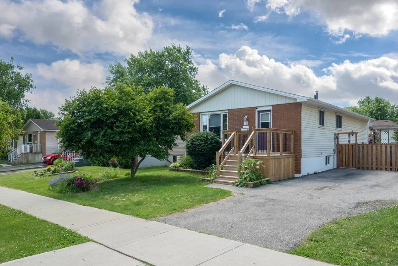 Exterior of home Driveway with parking