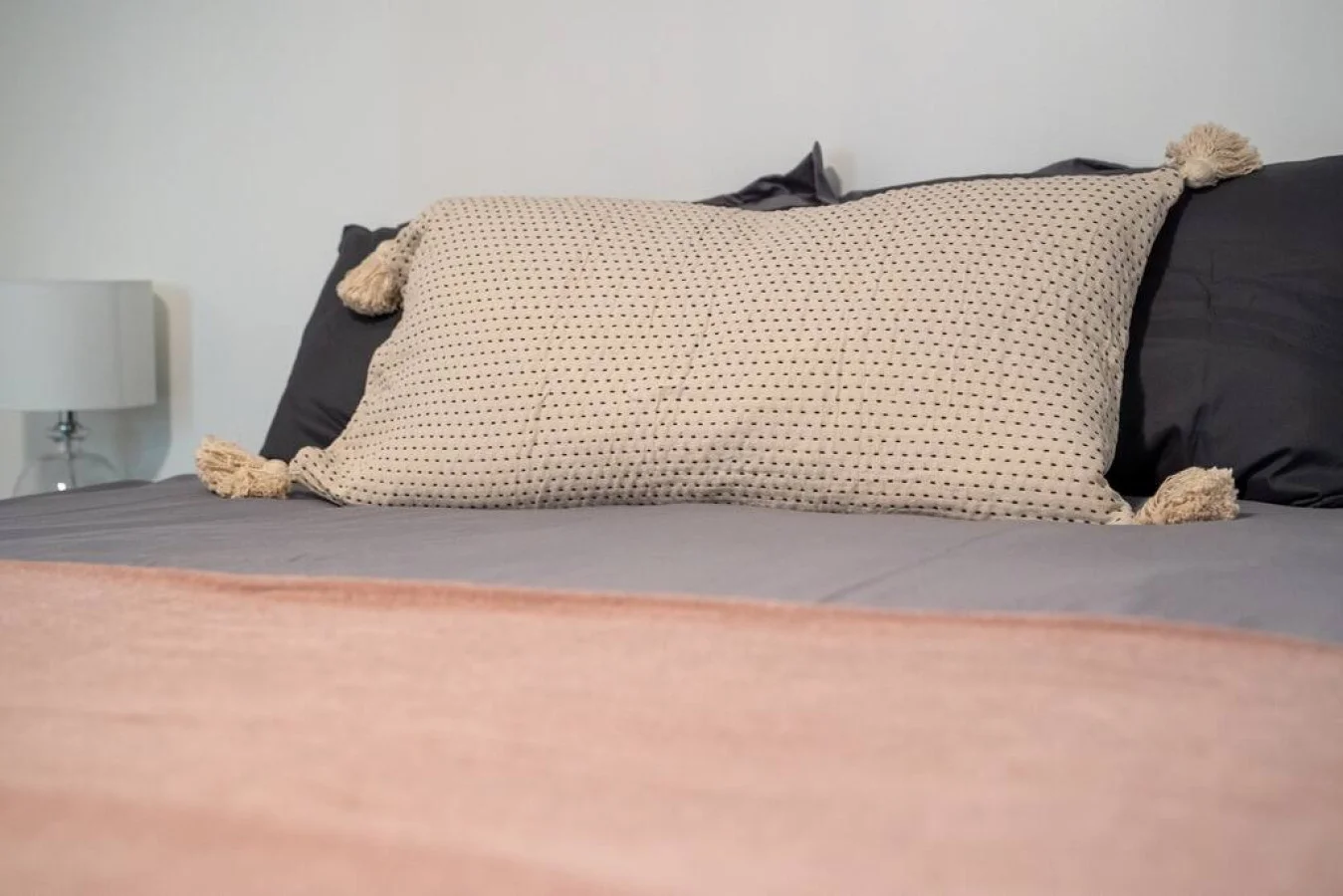 As you enter the bedroom, the sophisticated decor and plush bedding create a space where you can truly unwind.