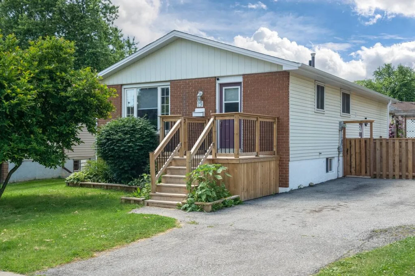 Exterior of home Driveway with parking