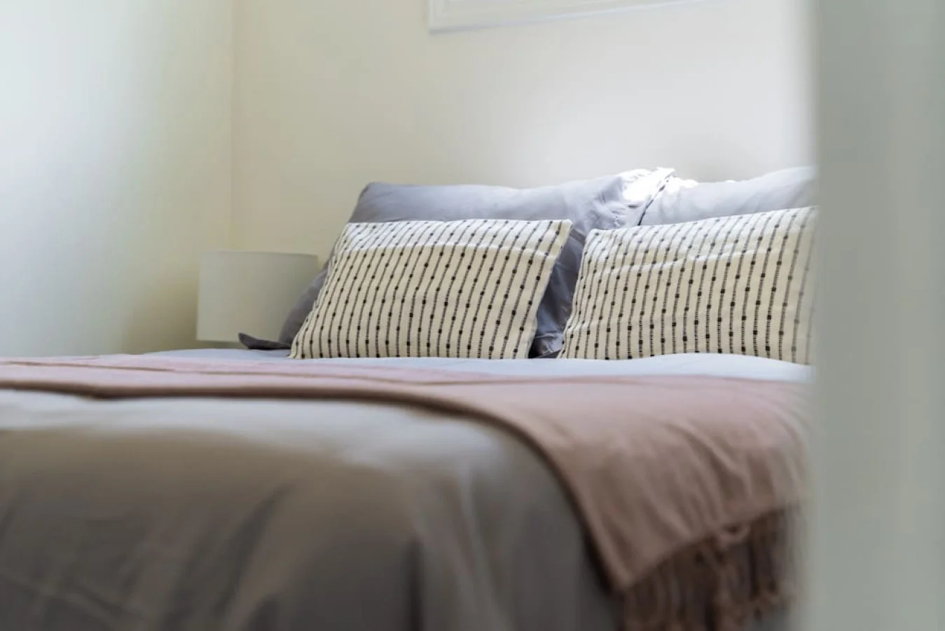 The bedroom offers a sanctuary of calm, where you can unwind and recharge in comfort and style.