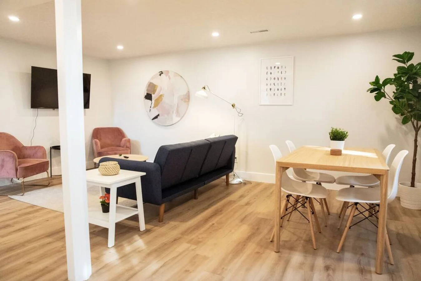 The dining room encourages you to gather with friends, enjoy a drink, and create lasting memories.