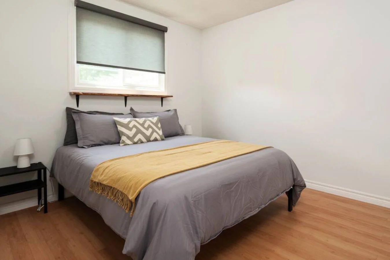 Cute spacious bedroom with queen bed that sleeps 2. Memory foam mattress with comfort in mind