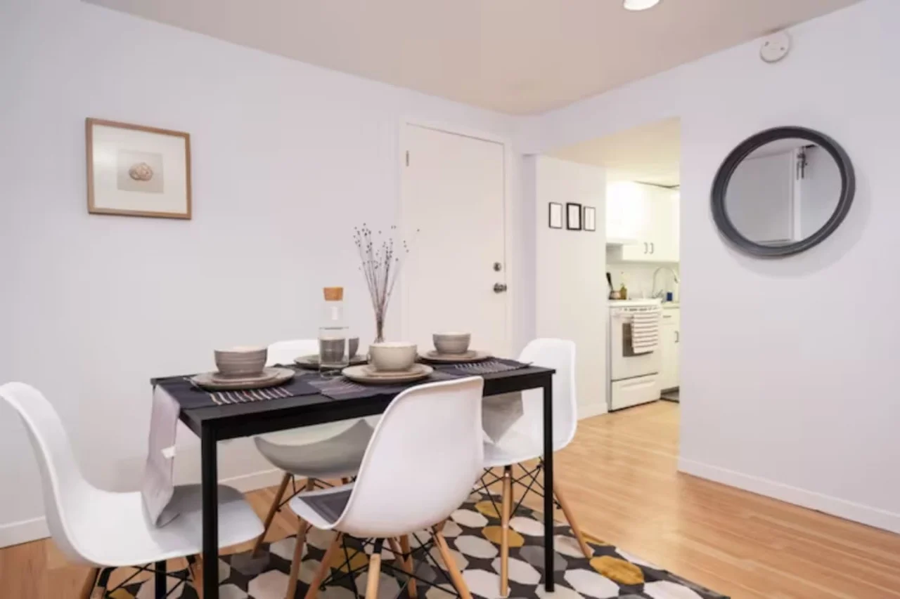 As you take your seat, the dining room's sophisticated design sets the stage for memorable meals and conversations.